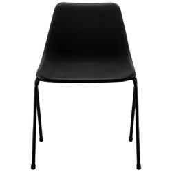 Robin Day Polypropylene Side Chair Dark Grey